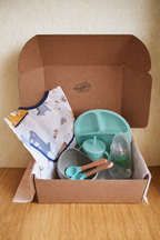 Box 6 meses o más - Primera alimentación colores tierra